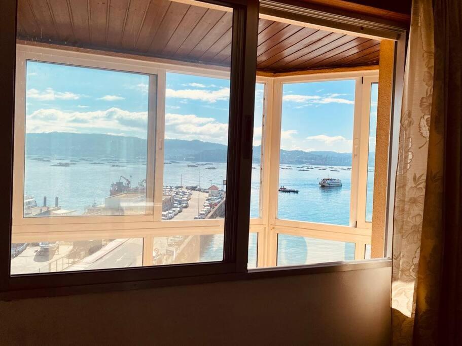Disfruta Del Mar Y La Brisa Marina - Xanela Ao Mar Lägenhet Moaña Exteriör bild