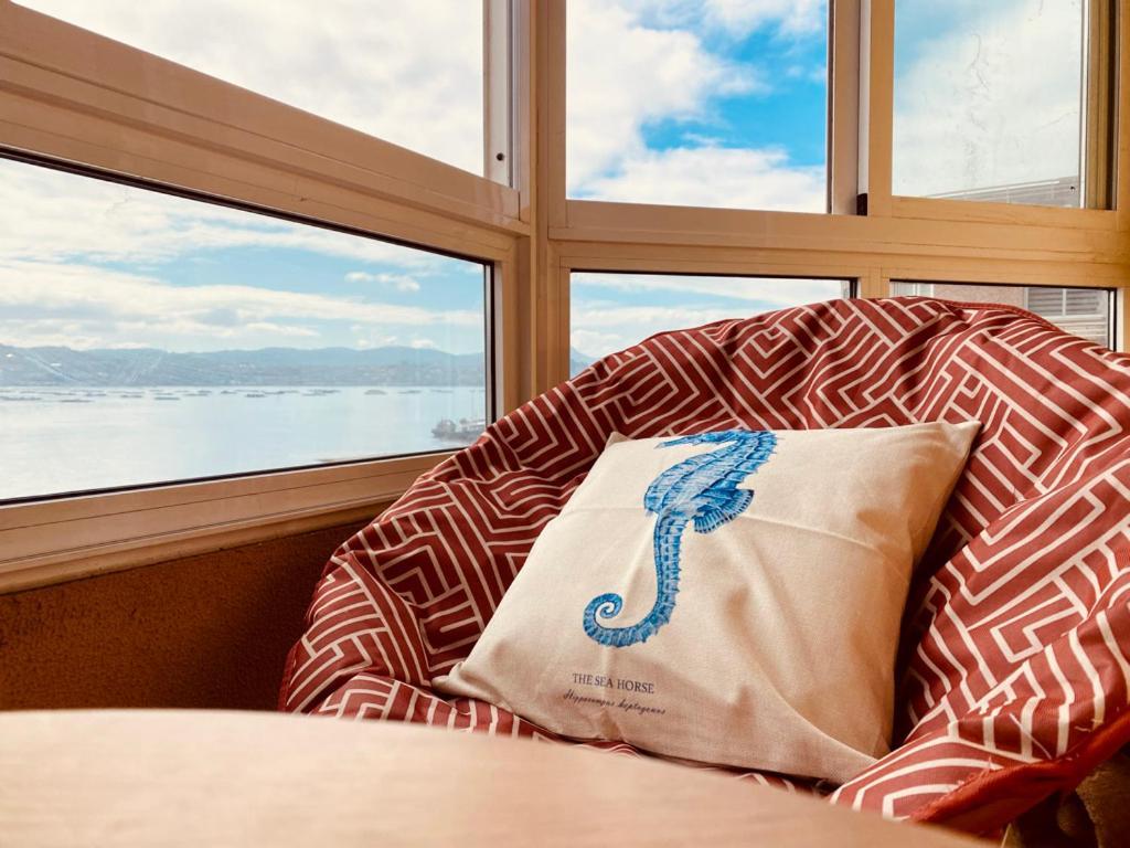 Disfruta Del Mar Y La Brisa Marina - Xanela Ao Mar Lägenhet Moaña Exteriör bild