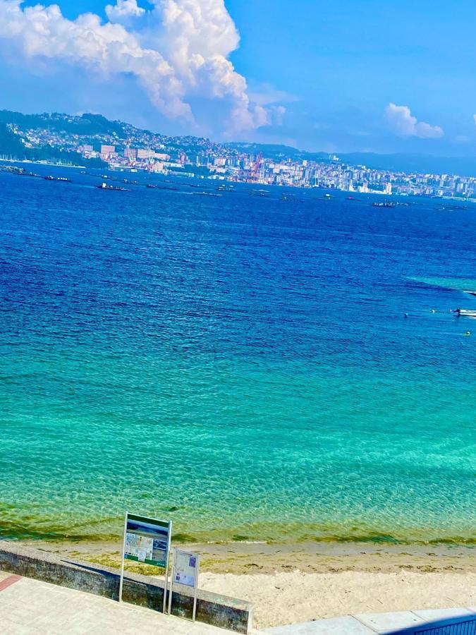 Disfruta Del Mar Y La Brisa Marina - Xanela Ao Mar Lägenhet Moaña Exteriör bild